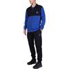 hermet Inter, Tuta da Casa da Uomo, Pigiama Homewear in Felpa Garzata, Felpa con Full Zip e Pantalone con Coulisse in Vita, con Logo dell'Inter, Nero, Taglia S