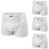 Primal Boxer Uomo 4 Paia Taglie Forti Assortito e Bianco Cotone Art.3211 (4 Paia Bianco - 8 / 3XL)