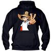 Vestin Felpa con Cappuccio Bambino Ragazzo Basic Top qualità Top vestibilità - Samp. - novità Fashion Divertenti Humor Youtuber New Bambina Made in Italy (Nero, 7-8)