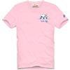 Saint Barth Tshirt Mc2 Yatch Life (IT, Testo, L, Regular, Regular, Standard, Rosa)
