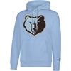 Ultra Game Felpa con cappuccio ricamata classica ufficiale NBA, Memphis Grizzlies, colore della squadra, taglia L