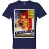 Fabulous Maglietta da uomo con scollo rotondo in cotone biologico Orko He Man Master Universe Manga Anime, blu, XL