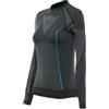 DAINESE - Dry LS Wmn, Maglia Termica Sci, Base Layer Maniche Lunghe Traspirante, Donna, Nero/Blu, XS/S