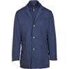 Ciabalù Giubbotto Uomo Invernale Elegante Lungo Trapuntata a Collo Alto Giacca Impermeabile con Gilet Panciotto Rimovibile Vestibilità Slim Fit (IT, Testo, 3XL, Regular, Regular, Blu)