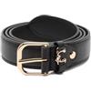 COCCINELLE Cintura Metal Loop Noir