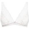 SIELEI SIèLEI Reggiseno a Triangolo in Pizzo Floreale Senza Ferretto - 1788 (4°, Bianco)