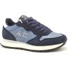 SUN68 Z44203 Sneakers Con Lacci In Tessuto E Camoscio Donna NAVY BLUE 36