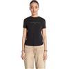 Tommy Jeans Tjw Slim Tonal Linear Tee Ext Dw0Dw20315, Maglietta a Maniche Corte, Donna, Nero (Black), XS