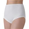 Felis Confezione da 6 Culotte Donna Classica a Vita Alta Cotone Costina con Bordo, Mutande Donna Bianche, Traspiranti e comode, Persone anziane, sgambate, Taglie Forti