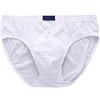 MECKOZ L-8XL Grande e Alto Slip a Vita Media in Cotone Elasticizzato, Biancheria Intima da Uomo Che Assorbe L'umidità con Sacchetto di Contorno, Confezione da 3(Weiß,6XL)