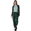 DEHA - Pantalone Corduroy Jogger Pants in Cotone, Verde Scuro (S)