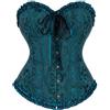 Generisch Corsetto da donna per Halloween, Corset Control Shapewear Body Pieno Donne Lifter Shapewear Corpo Solido Corsetto Fitness & Yoga, Blu, S