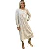 Linclalor Camicia da notte in puro cotone caldo art. 92631-50, Rosa