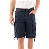 Geographical Norway Panoramique Men - Bermuda Uomo Cotone Casual - Pantaloncini Sportivi Uomo - Abito Ideale Uomo Per Tutte Le Stagioni Primavera Estate Autunno Inverno (Marino XL)