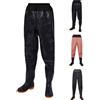 Generic Tuta impermeabile per gli uomini Stivali in gomma per gli uomini da caccia pantaloni elastici in vita con stivali Design floreale abbigliamento da lavoro traspirante Wader Pant Caccia pesca Bootfoot