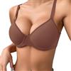 Generisch Reggiseno da donna con ferretto push-up, tinta unita, comodo, traspirante, a tre file, con protezione del petto, super imbottito, adatto per seni piccoli, sexy, tinta unita, intimo bikini comodo
