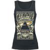 Pink Floyd The Dark Side of The Moon - Live On Stage 1972 Donna Top Nero M 100% Cotone Regular