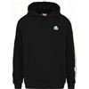 Kappa Hurryo Autentico Felpa con Cappuccio, Nero, Blu Scuro, Bianco, S Uomo