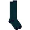 Gallo Calze lunghe uomo blu righe windsor