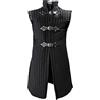 Generic Gambeson Cappotto Gambeson Spessa Imbottita Giacca Aketon Armatura Tessuti Cotone Gambeson Jacket, nero, 40