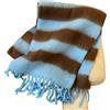 Generic QXDZSW Sciarpa da donna in cashmere invernale spessa calda striscia mantello avvolge bandana femminile pashmina lunga nappa sciarpe calde, C-015F, Etichettalia unica