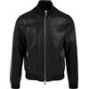 The Jack Leathers Giacca in pelle leggera 0.3 Derek Seamless Plongee (Nero) 54