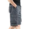 Xmiral Solid Men's Color con Multi Tascabile e Fashion Summer Leisure Pants Overalls Men's Pantants Pantaloni da Lavoro Pittore