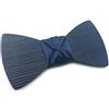 GIGETTO 1910 GIGETTO Papillon in legno Serie Basic Nodo raso blu. Papillon accessorio cerimonia matrimonio, taglia unica