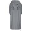 Generisch Camicia da notte invernale in flanella, per uomo e donna, con design ricamato, confortevole, tinta unita, calda, grigio., XXL