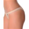JADEA (6pz) Tanga in Cotone e Modal Vita Bassa Semplice (IT, Testo, S, Regular, Regular, Nude)