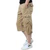 Silver Basic Pantaloni Medio e Lungo Bermuda Cargo Pantaloncini Uomo Shorts Estivi Lavoro Tasconi Pantalone Casual Sportivi,Cachi-2,5XL