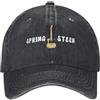 YYTSMG Cappello da Baseball Hip Hop Musica Springsteen Chitarra Bruce Denim retrò Personalizzato Lavato per Le Donne Cappello da Sole da Cowboy Rock Mens Snapback cap Regali