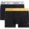 NIKE Boxer da Uomo Confezione da 2 Pezzi Dri-Fit Everyday Multicolore Taglia XS Codice 0000KE1085-EWF