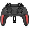 TIKATARER Controller di Gioco con Doppia Ventola di Raffreddamento, Gamepad per Telefono Cellulare con Batteria Grande da 2500 MAh 5000 MAh con Dissipazione Rapida del Calore, per Telefoni (5000mAh)