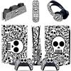 LNMLRBXEXZ Adesivo Skin Per PS5 Console Disc Edition & Digital Sticker Vinyl Decal Cover Per Ps5 Controller & Charging Station & Headset & Media Remote 94028 Decalcomania Per Cover(Disc Version)