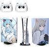 GALSOR Protettivo Per PS5 Skin Disc Edition Anime Console E Controller Vinile Cover Wraps Per PS 5 Version 03762 Senza Bolle E Senza Residui