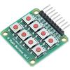 Srliya Modulo Tastiera Pulsante Interruttore a Chiave Microinterruttore 2x4 8 Pulsanti per Utilizzo Microcomputer a Chip Singolo