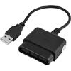 Aumotop Per Convertitore da Controller a USB Per, Supporto modalità Analogica/digitale, Feedback a Doppia Vibrazione, compatibilità PC, Portatile