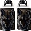 PDURMBUAB Nessuna Schiuma Nessuna Bolla Per PS5 Skin Disc Edition Anime Console E Controller Vinile Cover Wraps Per PS 5 Version 11834