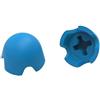 Generic Cappucci del bilanciere dell'impugnatura del pollice del silicone idella per PlayStation Porta, impugnature del pollice del pulsante del joystick Copertura protettiva (Rosso)