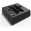 Generic Base di ricarica per PS VR2 Assorbimento magnetico Stazione doppia del supporto di carico di gioco per PS VR2