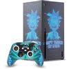 Head Case Designs Licenza Ufficiale Rick And Morty Non Toccare Le Mie Cose Grafica Pacchetto Console Da Gioco Wrap E Pelle Per Controller Compatibile con Xbox Series X