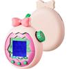 Generico Custodia per Tamagotchi Paradise, custodia protettiva in silicone liquido per console di gioco, resistente alle cadute, con graziosa cover morbida Accessori (Rosa)