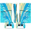 LNMLRBXEXZ Compatibile Con Adesivi Skin Per PS5 Slim Skin Disc Edition & Per Digital Console Controller Vinyl Cover Skins Wraps Scratch Resistant Compatible 29637 Avvolgimento(Disc Version)