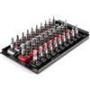 TEKTON SHB90204 - Set di chiavi a bussola esagonali/Torx da 1/4, 31 pezzi (5/64-5/16, 2-8 mm, T6-T30)