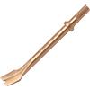 WEDO Punta a scalpello pneumatica non scintillante, scalpello piatto ad aria, larghezza della punta 20 mm, lunghezza 175 mm, gambo esagonale da 10 mm, scalpello da perforazione, rame al berillio, non