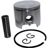 GTWSQQ 51 55 Kit guarnizioni cuscinetto paraolio albero motore pistone 45 mm 46 mm adatto for H=usqvarna 50 51 55 for EPA for motosega Rancher 503573806(H 50 51 Piston)