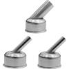 JUSTHERE 3 ugelli per pistola termica, ST-862D, ugello ad aria calda a 45°, accessori per saldatura in acciaio inox per stazione di saldatura ST862D
