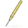 mophrati Caricato a molla perforatore centrale vetro plastica porta trapano interruttore scalpello mobili artigiani forniture di utensili manuali, Oro senza testa
