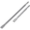 HUVNAREDE Electric Masonry Hammer Punta da trapano Scalpello piatto in acciaio legato al cromo per pareti in cemento armato-400mm